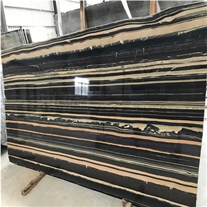 China Royal Purple Sandalwood Black Wood Vein Wooden Marble Slab Tile