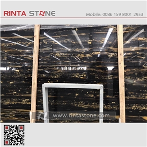 Black Gold Flower Marble Golden Silver Stone Slabs Tiles Wall Cladding