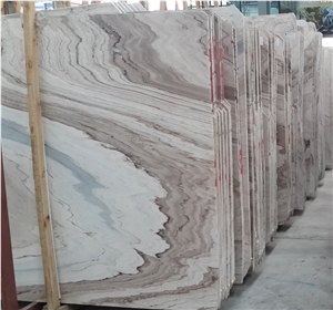 Bookmatched Slab Flooring Italian Names Palissandro White Marble