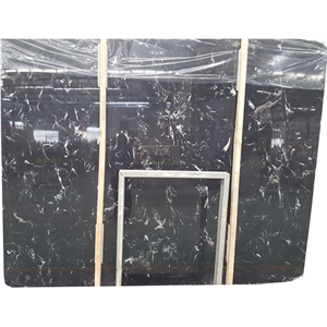 Floor Tile Tree Jet Slab Price Galaxy Crystal Black Marble
