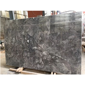 Hot Sale Price Slab Tile China Modern Vein Dark Tundra Grey Marble