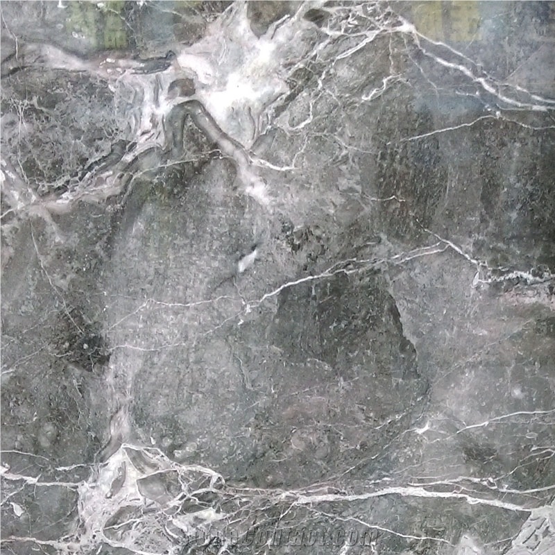 Hot Sale Price Slab Tile China Modern Vein Dark Tundra Grey Marble