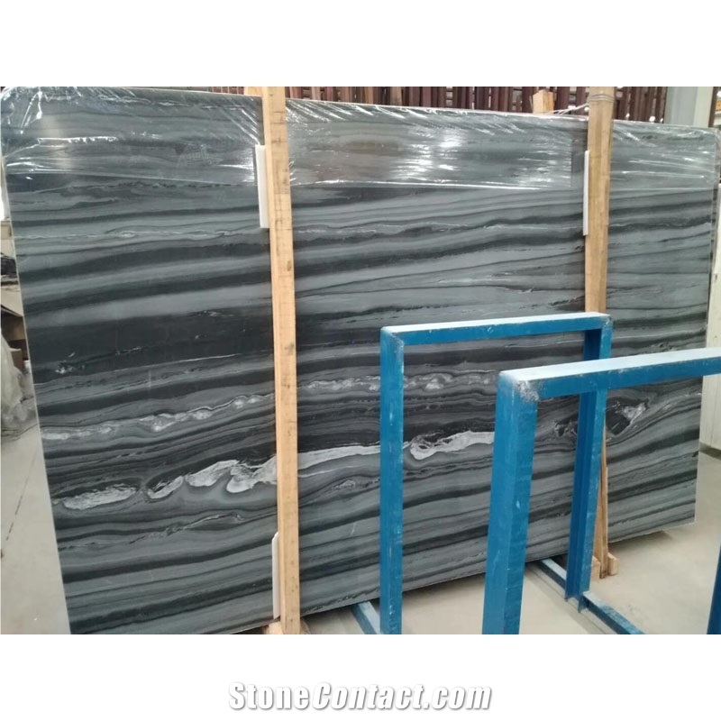 Natural Palissandro Classico Slab Prices Wooden Dark Blue Marble Stone