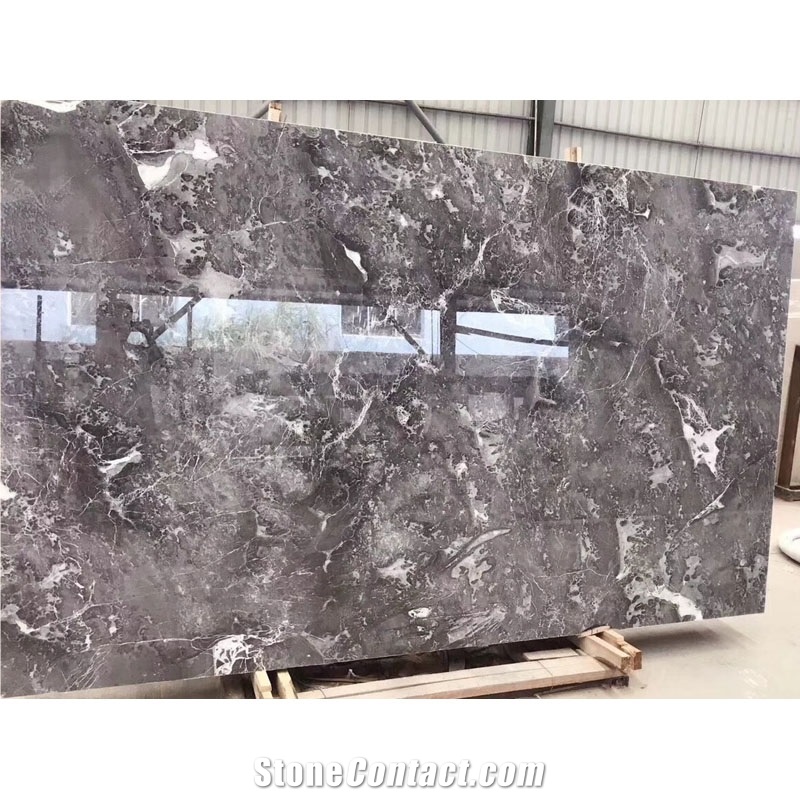 Price Stone Sheet Slab Floor Tiles Sunny Gray Royal Silver Grey Marble