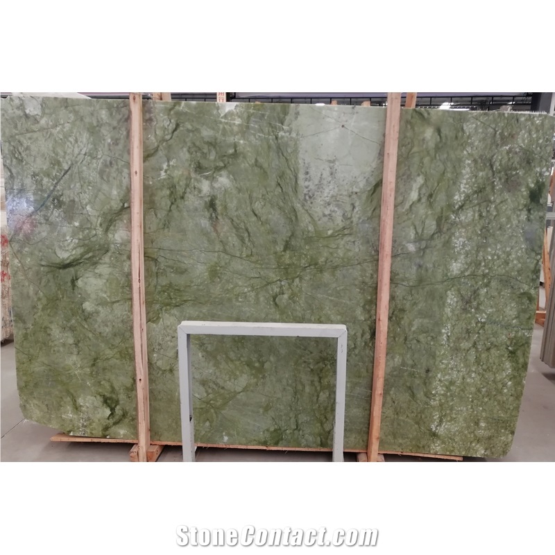 Price Tile Slab Stairs Dining Table Flooring Light Ming Green Marble
