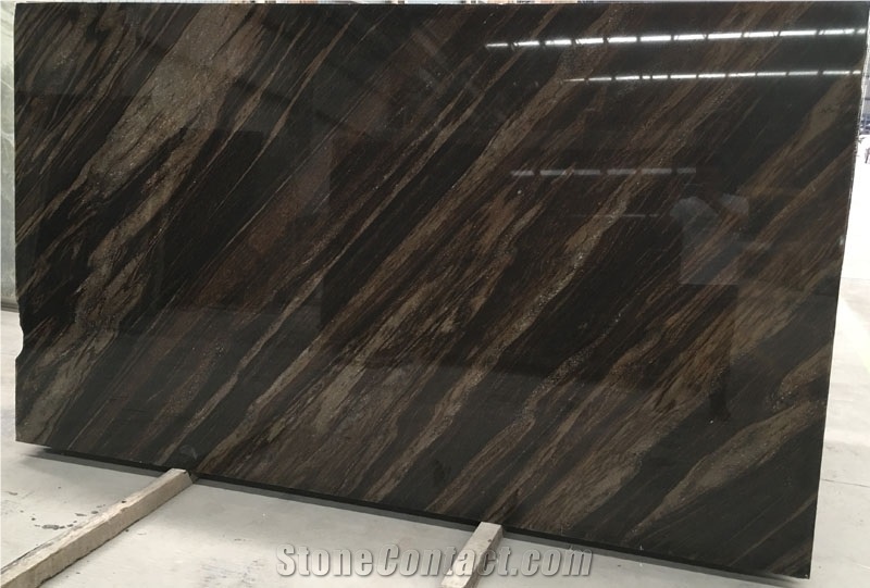 Slab Polished M2 Price Fantasy Dark Brown Granite