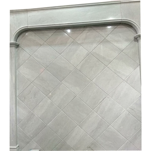 YUANDA White Sunny Grey Marble Tiles