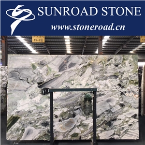 Ice Jade Marble/Ice Green/Cold Jade/Ice Connect /White Beauty Marble Slabs & Tiles