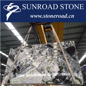 Ice Jade Marble/Ice Green/Cold Jade/Ice Connect /White Beauty Marble Slabs & Tiles