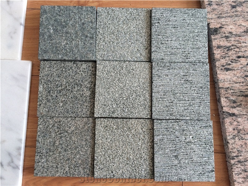 G612 China Olive Green Granite Tiles&Slabs Granite Flooring&Walling