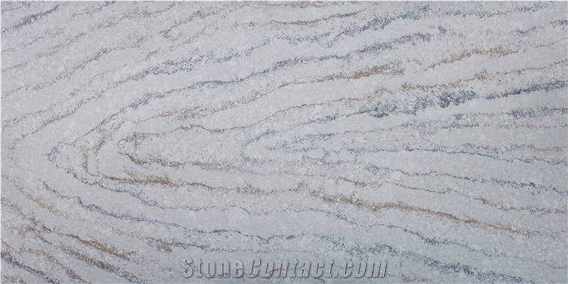 Grey Quartz Wooden Gray Xka9186 W-Slabs Quartz Tiles&Slabs Flooring