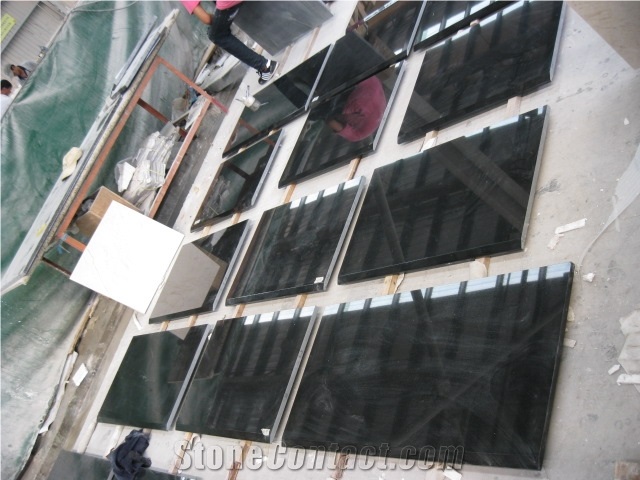 India Black / Polished Granite Tiles & Slabs,Flooring & Walling