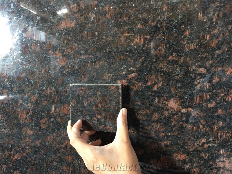 Tan Brown Granite Kitchen Countertop