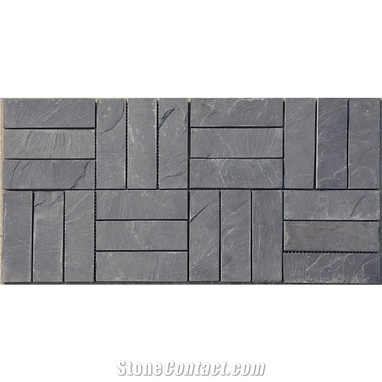 China Manufacturer Rusty Cultural Stone Slate Stacked Ledge Wall Tile