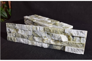 Wall Background Stacked Stone/Ledgestone Slate Green Culture Stone