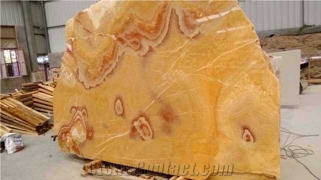 China Marble Yellow Honey Onyx Slabs Surface Polished,Flooring Tiles