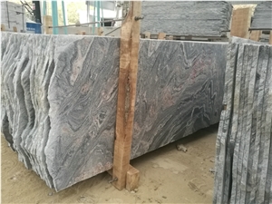 China Juparana New Quarry, Sand Wave Granite Tiles & Middle Slabs