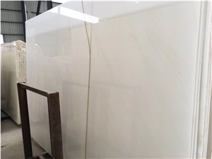 Chinese White Marble, Spun Golden White, a Grade Polished Big Slabs