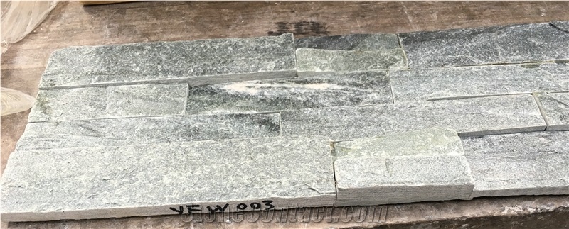 Green Quartzite Cultured Stone Panels, Yfw003