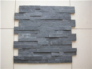 Light Black Slate Cultured Stone Panel, No.Cs-109, Wall/Floor Covering
