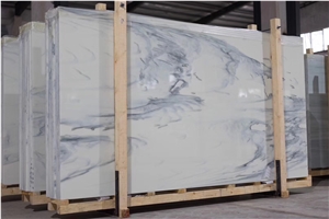 Nano Crystallized Stone, Artificial Marble Big Slab with Cloud Texture