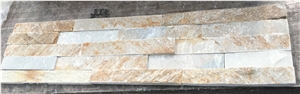 White & Rusty Quartzite Cultured Stone Panels, Yfw004