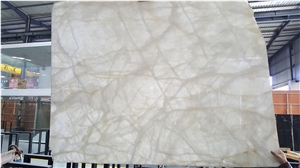 Marble Snow White Jade Polished