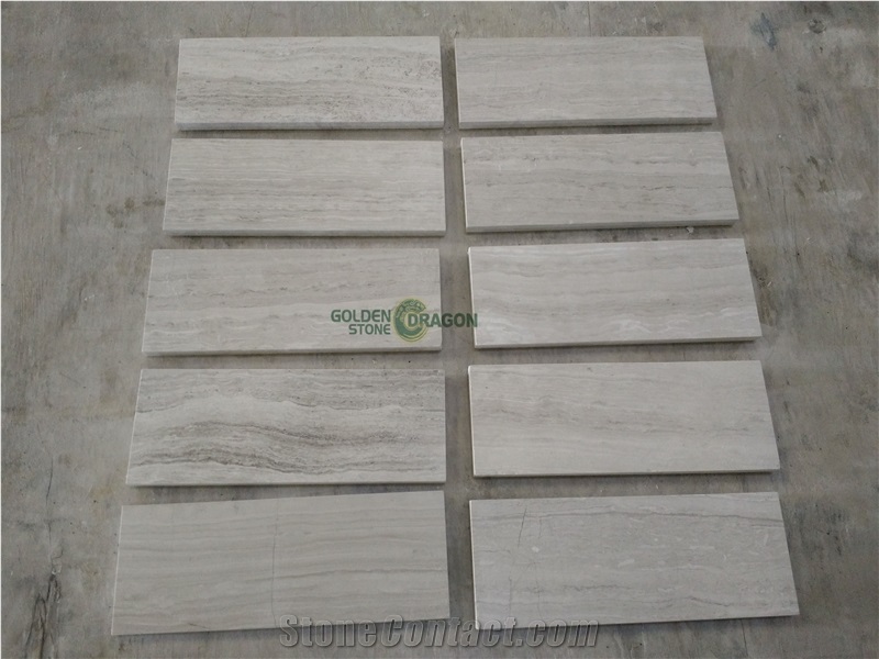 Wood Grain Grey Marble Tiles