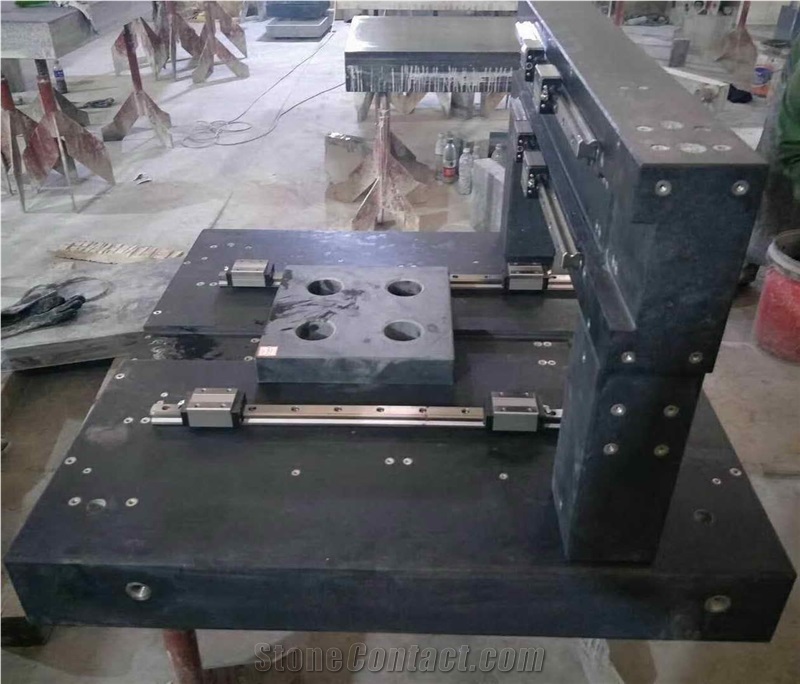 Black Granite Precision Plate Platform for Gauging, Inspection