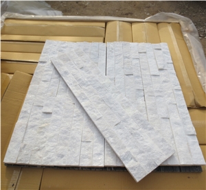 White Quartzite Spilt Face Cultured Stone
