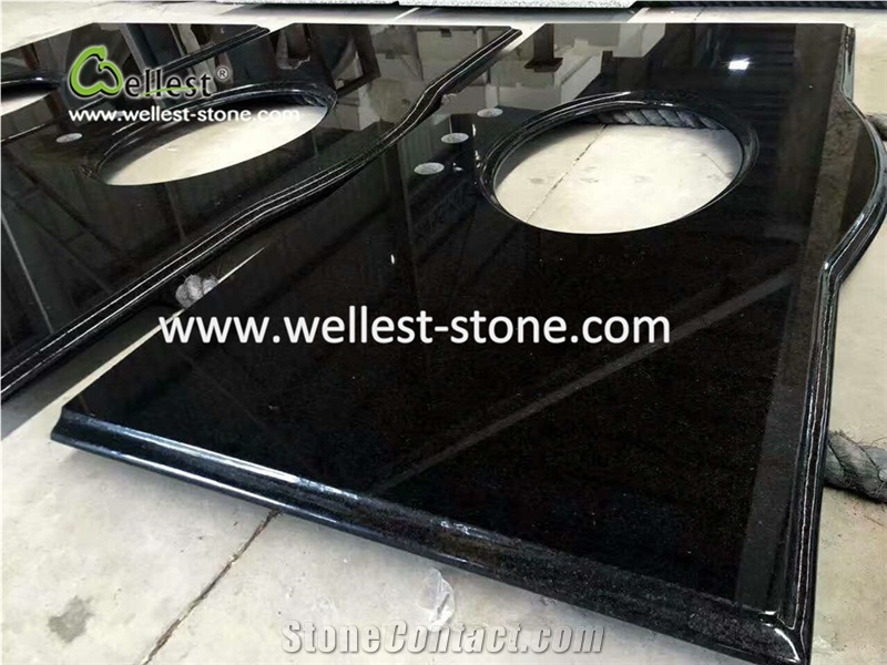 Black Granite Countertop for Kitchen Top Desk Table Top Bar Top