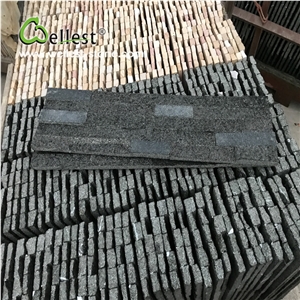 Galaxy Black Granite Ledge Stone /Stacked Stone for Floor/Wall Tile