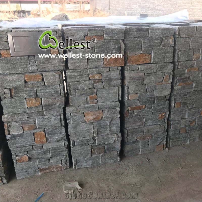 Natural Stone Outdoor Culture Stone Europe Style Mailbox