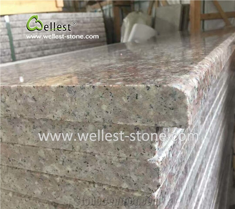 Peach Pink Granite Steps/Stone Stairs/Paving Steps for Outdoor Indoor