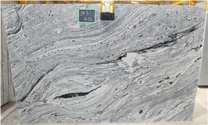 Viscont White Granite Slabs, India White Granite
