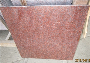 Ruby Red Granite, Imperial Red, India Red Granite Tiles Slabs