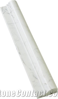 Italy Bianco Carrara White,Cremo Delicato Polished Marble Molding