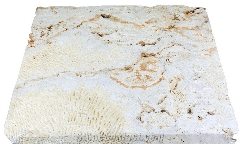 Pacific Pearl Coral Stone Rustic Tile