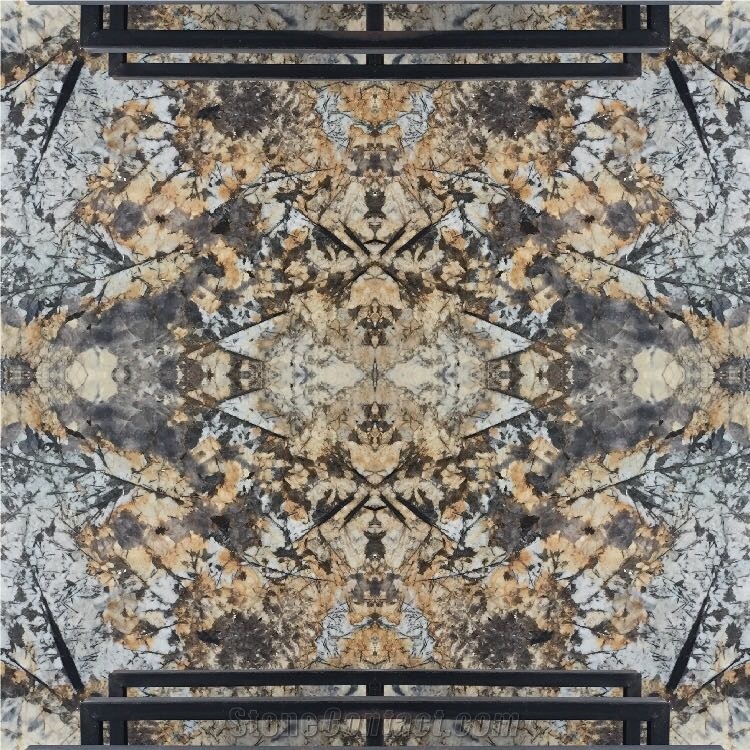 Book Match Granite Big Slabs Polished from China