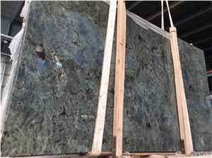 Labradorite Blue Granite Big Slabs Polished