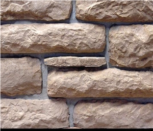 Artificial Cultured Stone, Wall Cladding Limestone, Stacked Stone