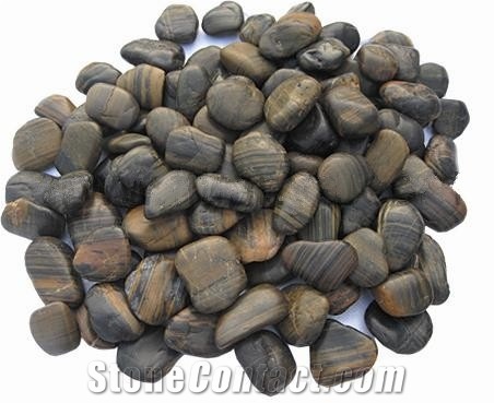 Black Pebble Stone,Garden Cobbles,River Pebble Stone,Garden Pebbles
