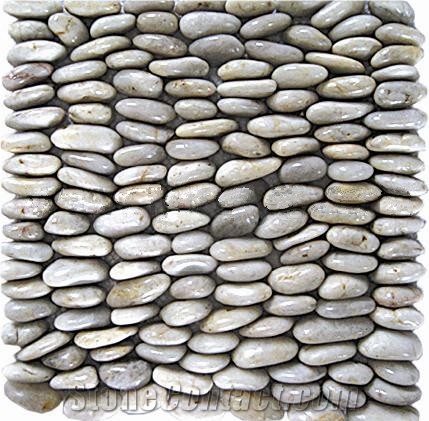 Cobble Stone,Grey Pebble Stone Mosaic,Pebble Walkway