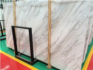 Greece High Quality Volakas White Laminated Marble for Floor
