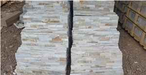 Yellow Slate Cultured Stone for Wall Cladding