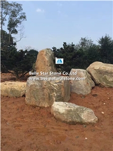 Natural Granite Landscaping Rock Stone,Garden Boulders,Stone Palisade