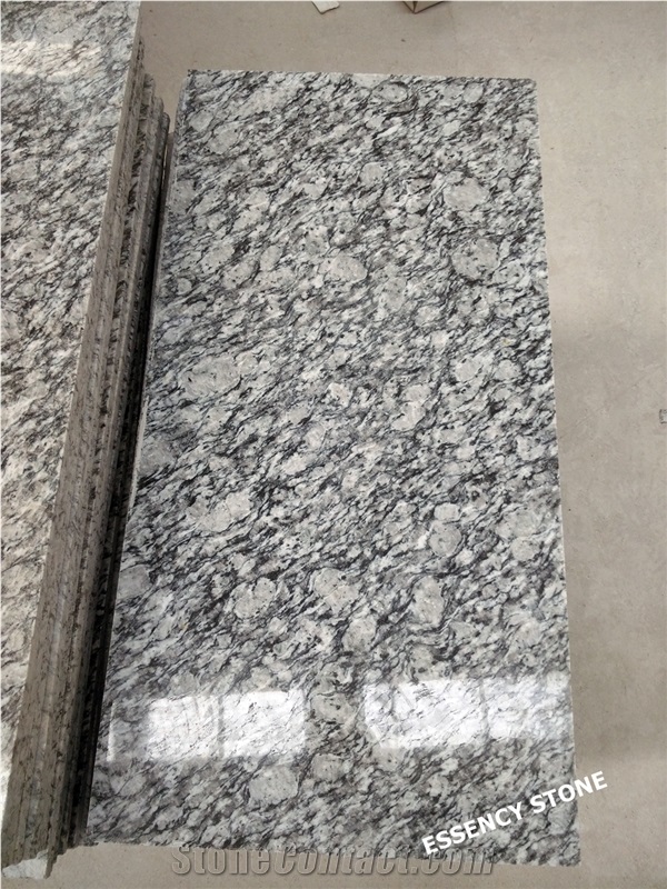 Seawave Flower Granite,Spary White Granite Tiles,China White Granite