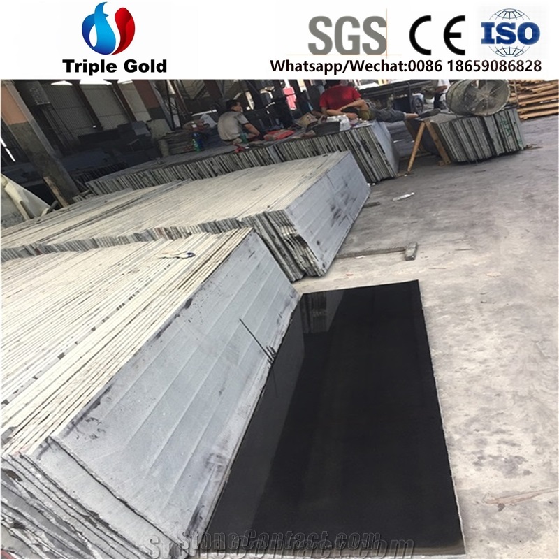 China Dyed,Chili,Cherry,Painted Taiwan Black Granite Slabs,Tiles