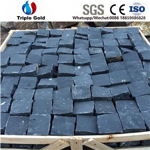China G684 Black Landscaping,Driveway Paving,Fuding Basalt Cube Stone