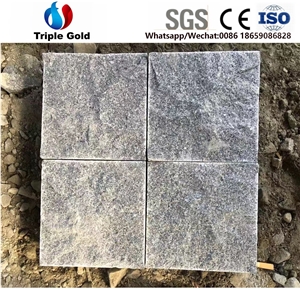G654,Dark Grey Granite Paving,Small Cube Stone Floor Covering Paver